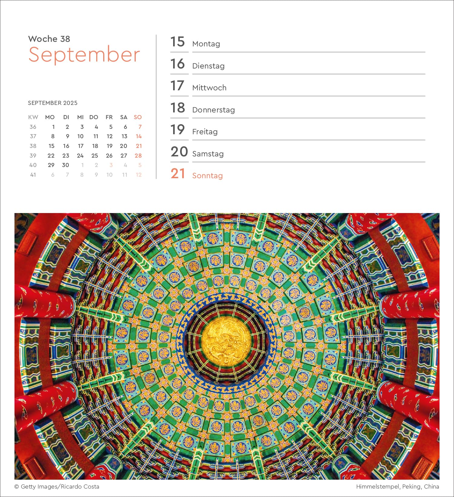 Unterwegs in aller Welt - KUNTH Postkartenkalender 2025: Hochwertiger Tischkalender mit 53 traumhaften Postkarten (auch zum Aufhängen)