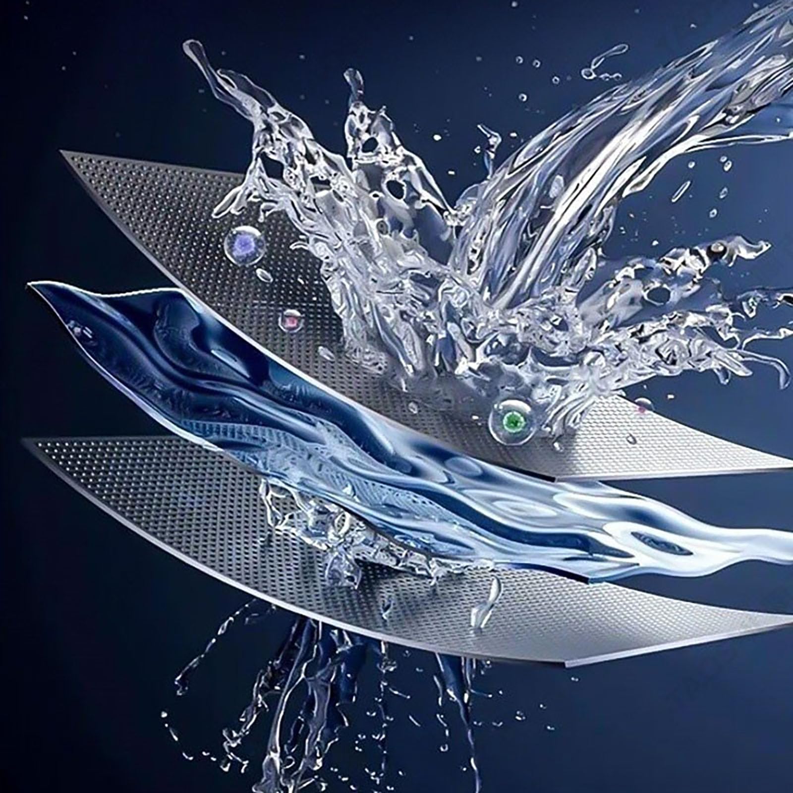 Soffione doccia con filtro dell'acqua dura con tubo flessibile da 1,5 m, soffione doccia ad alta pressione a 6 modalità con cartuccia in acciaio inossidabile