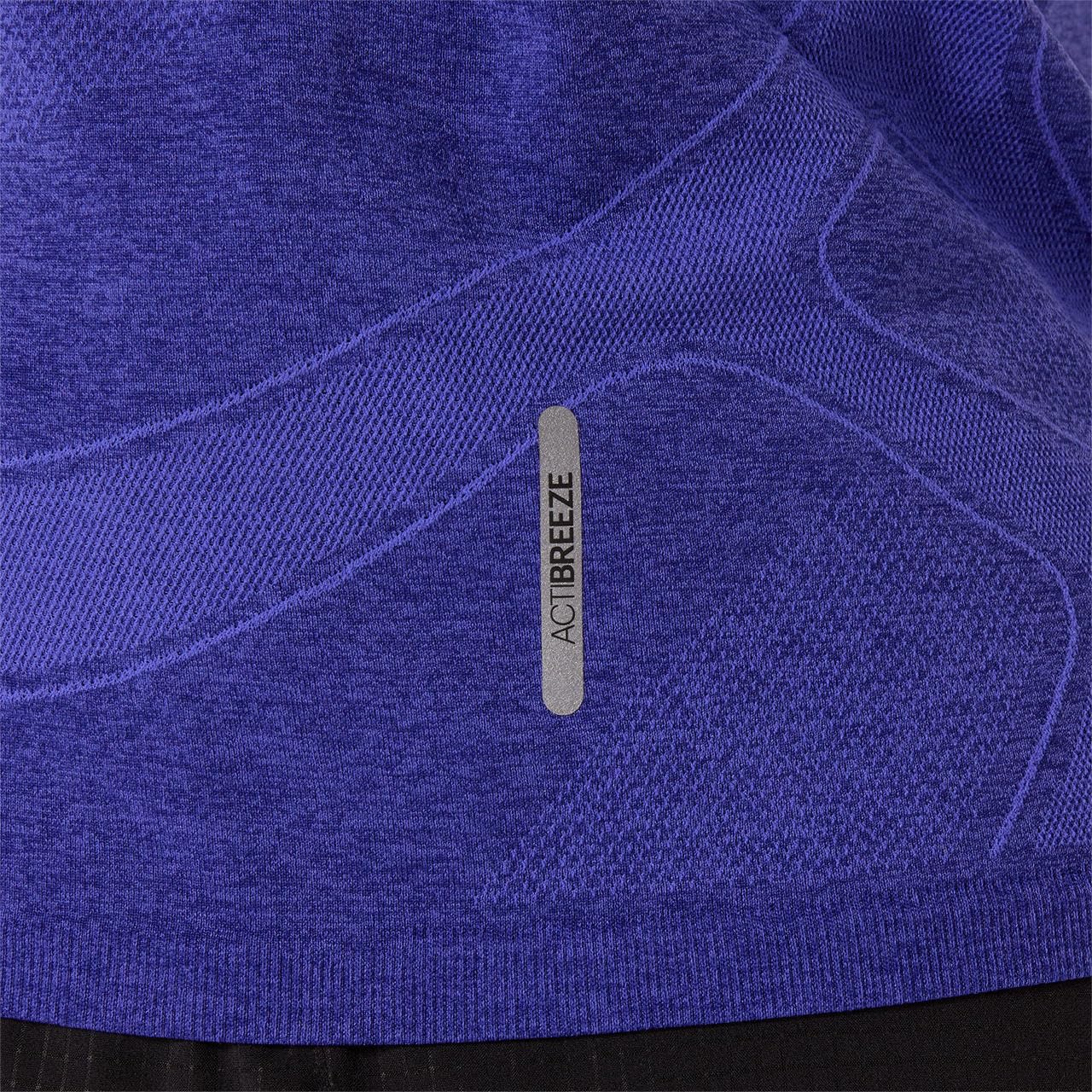 ASICS Road Seamless Laufshirt Damen blau - Cobalt Burst/Eggplant XS