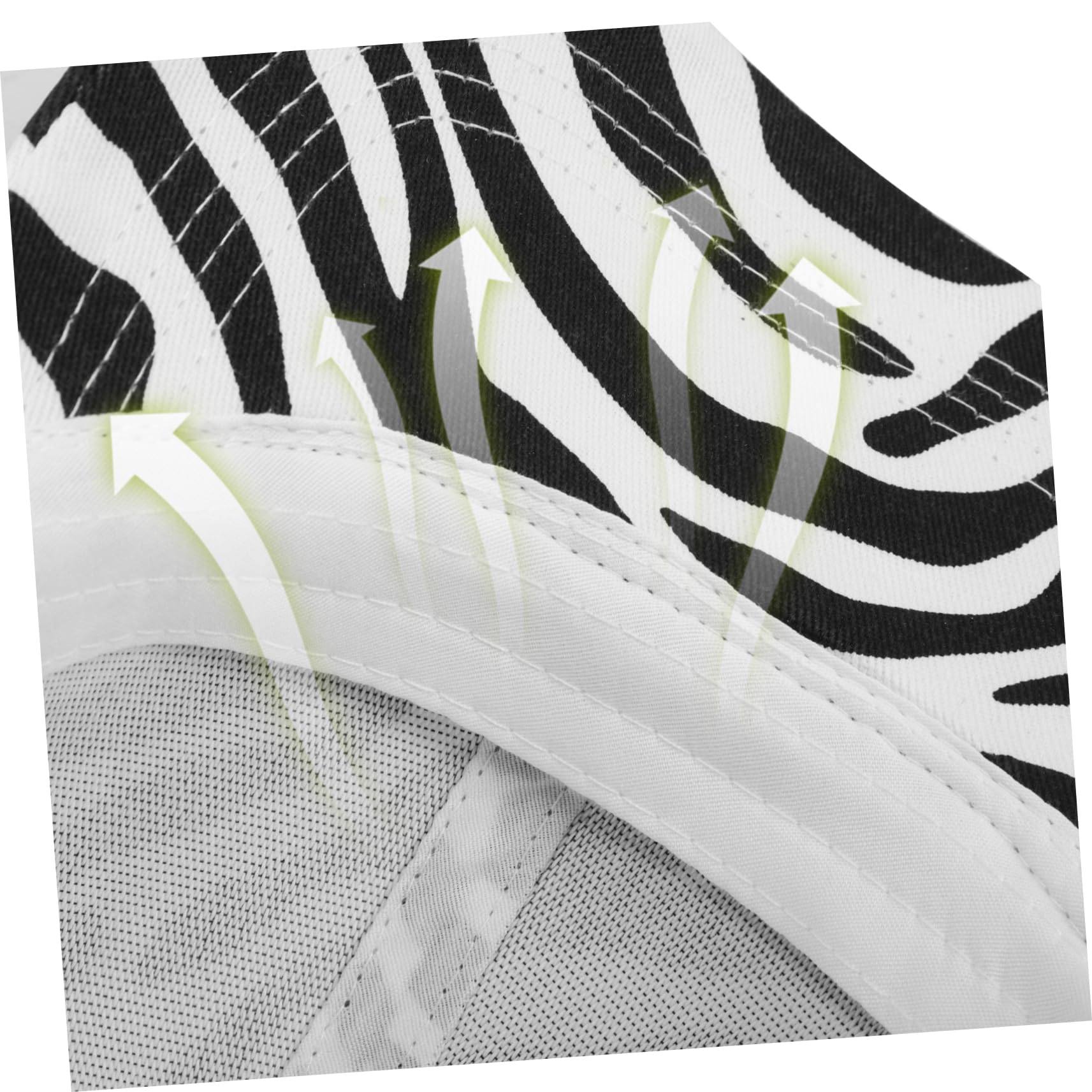 Casquette à Visière Camouflage Blanc Réglable en Coton Lin, Anti-UV