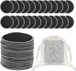 JIEYAO 24 almohadillas reutilizables para qui...