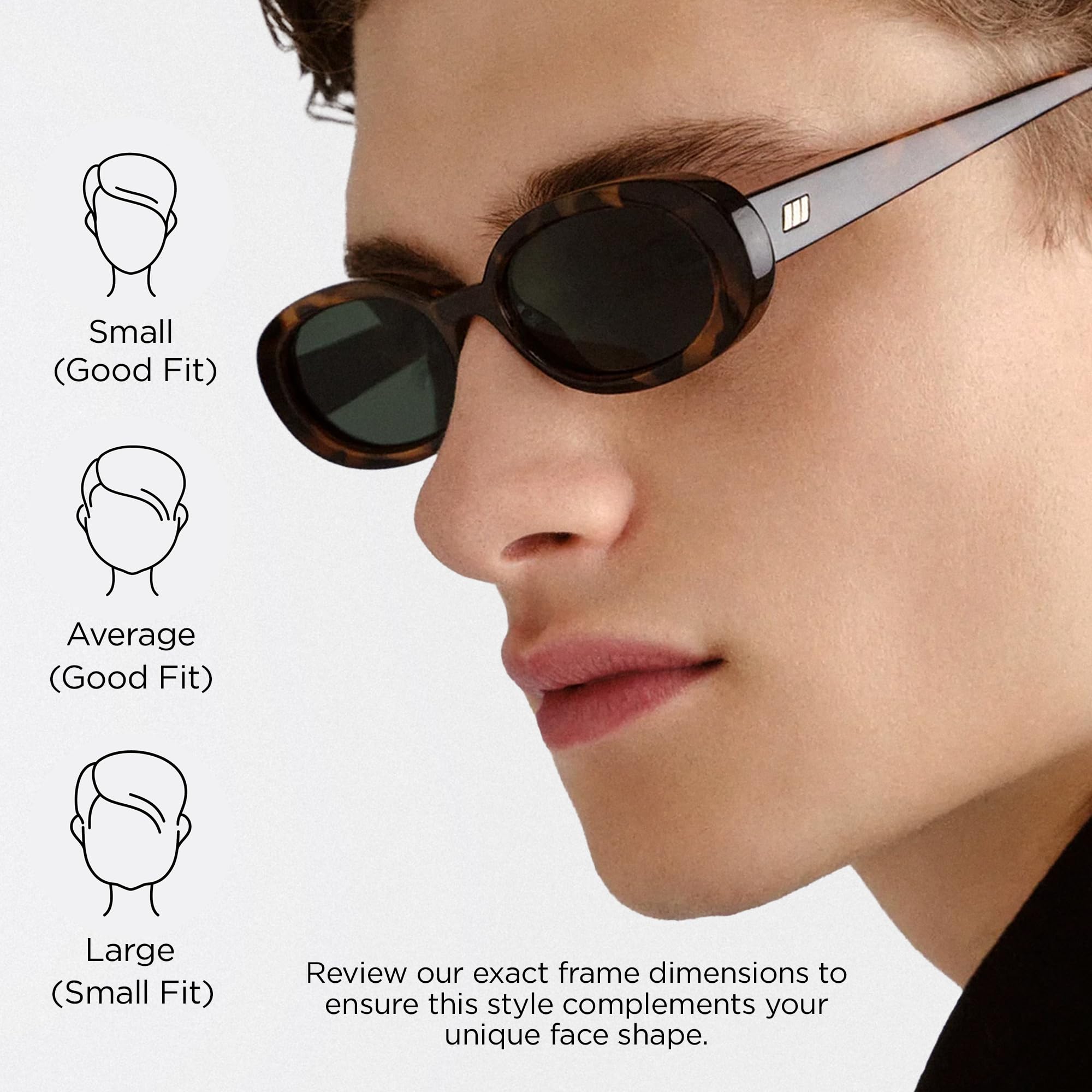 Le Specs OUTTA LOVE - Gafas de sol para mujer, forma ovalada, con alta protección UV
