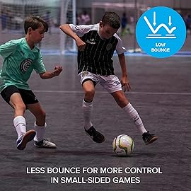 SENDA Rio Match Futsal Ball, Fair Trade Certified, Blue/Black, Size 3 (Ages 8-12)