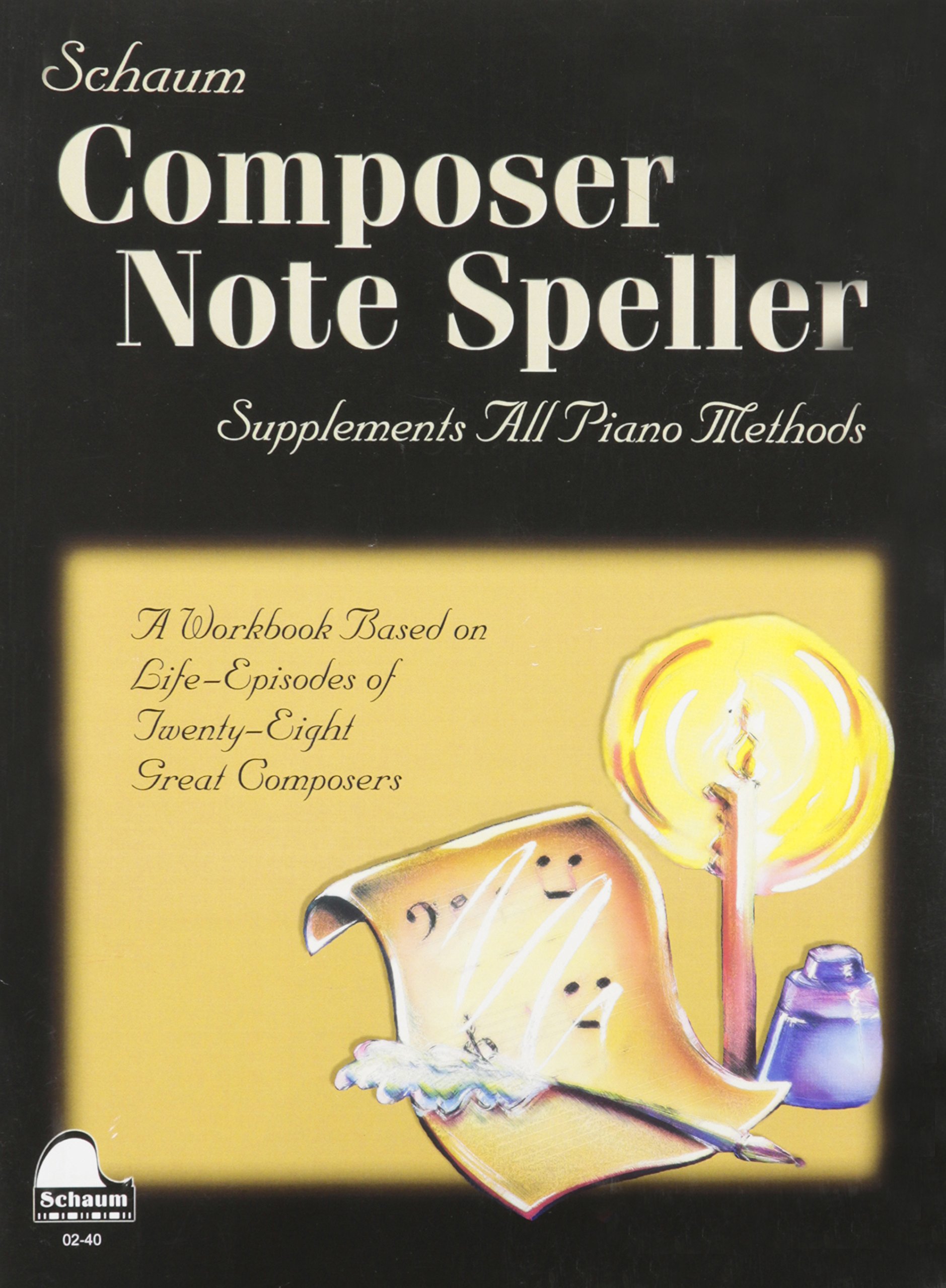 Composer Note Speller: Level 1 (Schaum Publications): Schaum, Wesley ...