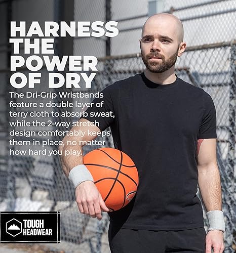 Miniatura 8 de Bandas deportivas para el sudor, bandas para el brazo para muñecas, absorción de sudor para hombres y mujeres