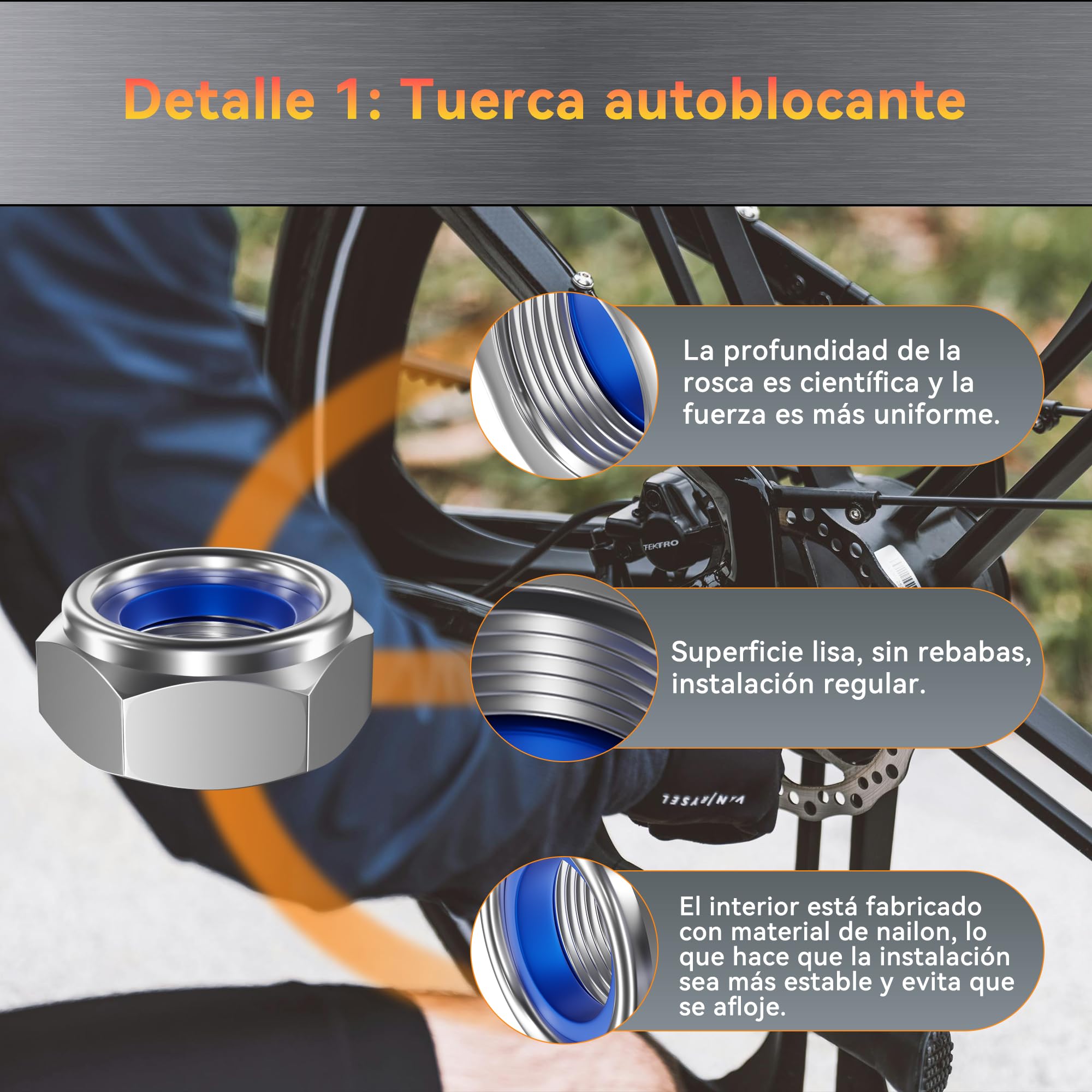 Adaptador de Eje de Bicicleta para TamañO de Rosca de M12 X 1,25 Eje Pasante, Adaptador de Acoplamiento de Remolque de Bicicleta