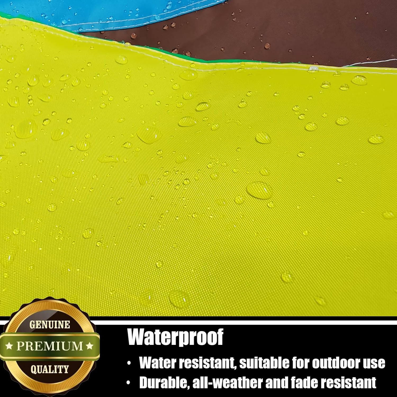 Progress Pride Rainbow Flag 3x5 FT for Outside, Heavy Duty 210D Nylon LGBTQ Gay Lesbian Bisexual Transgender Rainbow Flags Outdoor, Sewn Stripes All Inlcusive Progressive Pride Flag Brass Grommets - Image 5