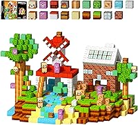 MQGEWQ 150PCS Magnetic Building Blocks Green Forest Set - STEM Montessori Toys for Kids 3+ Creative Stacking Cubes