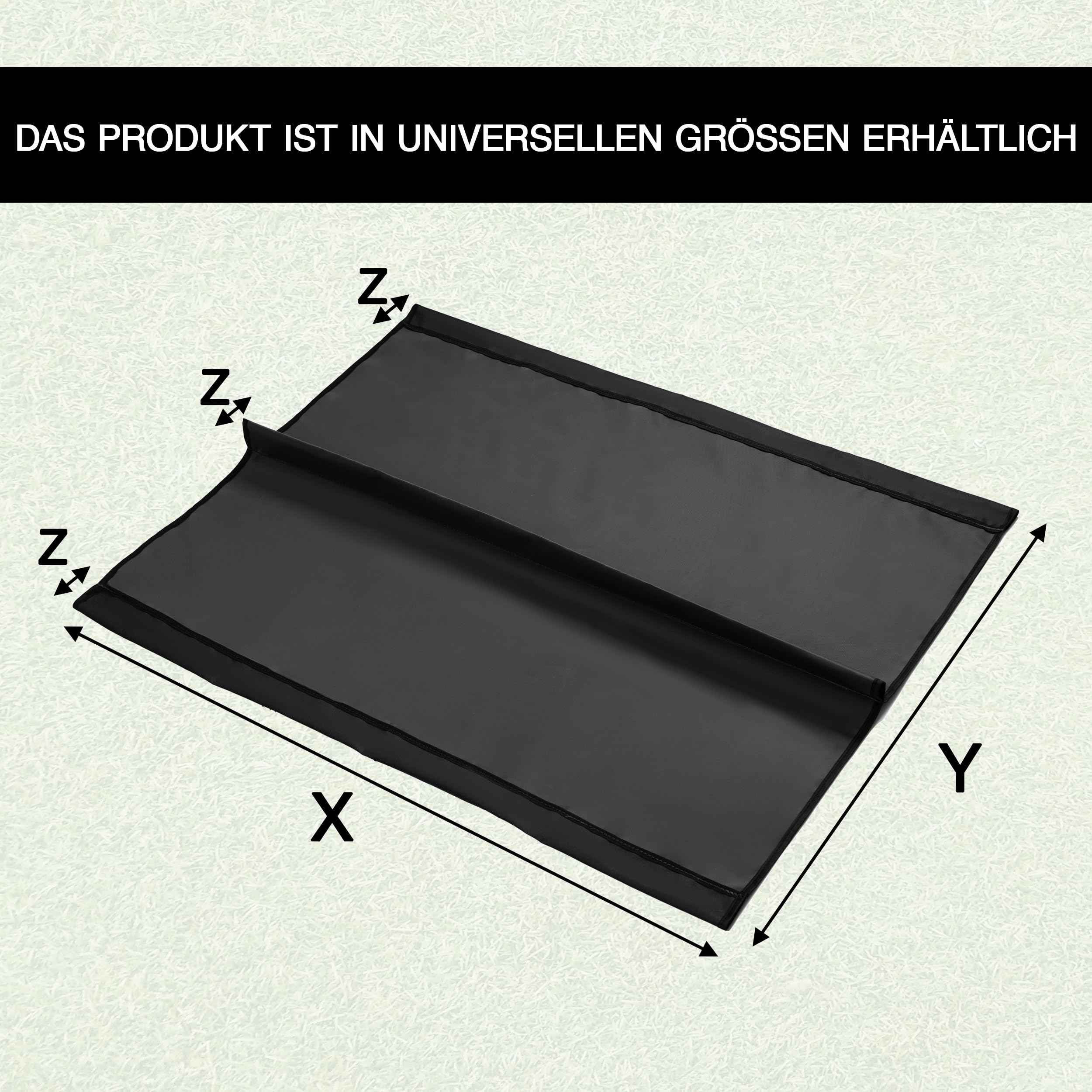 Ersatzbezug Hollywoodschaukel 93 x 120 cm - Strapazierfähig Hollywoodschaukel Sitzbezug - Wetterbeständig Ersatz Schaukel Bezug - Sitzkissen für Hollywood Schaukel - Graue Schutzhülle