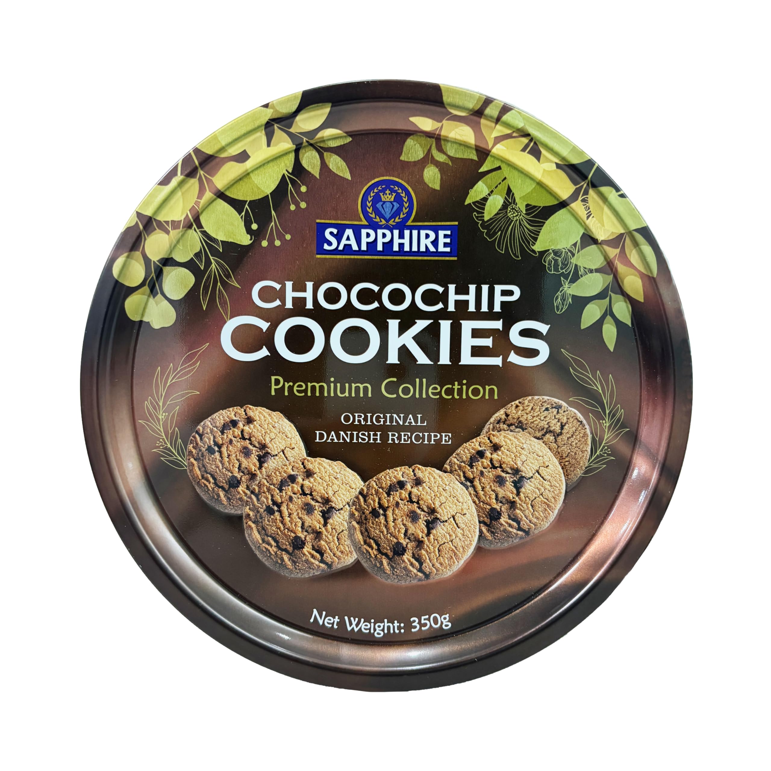sapphire chcocochip cookies, 350g | original danish recipe chocolate chip cookies | cookies gift box