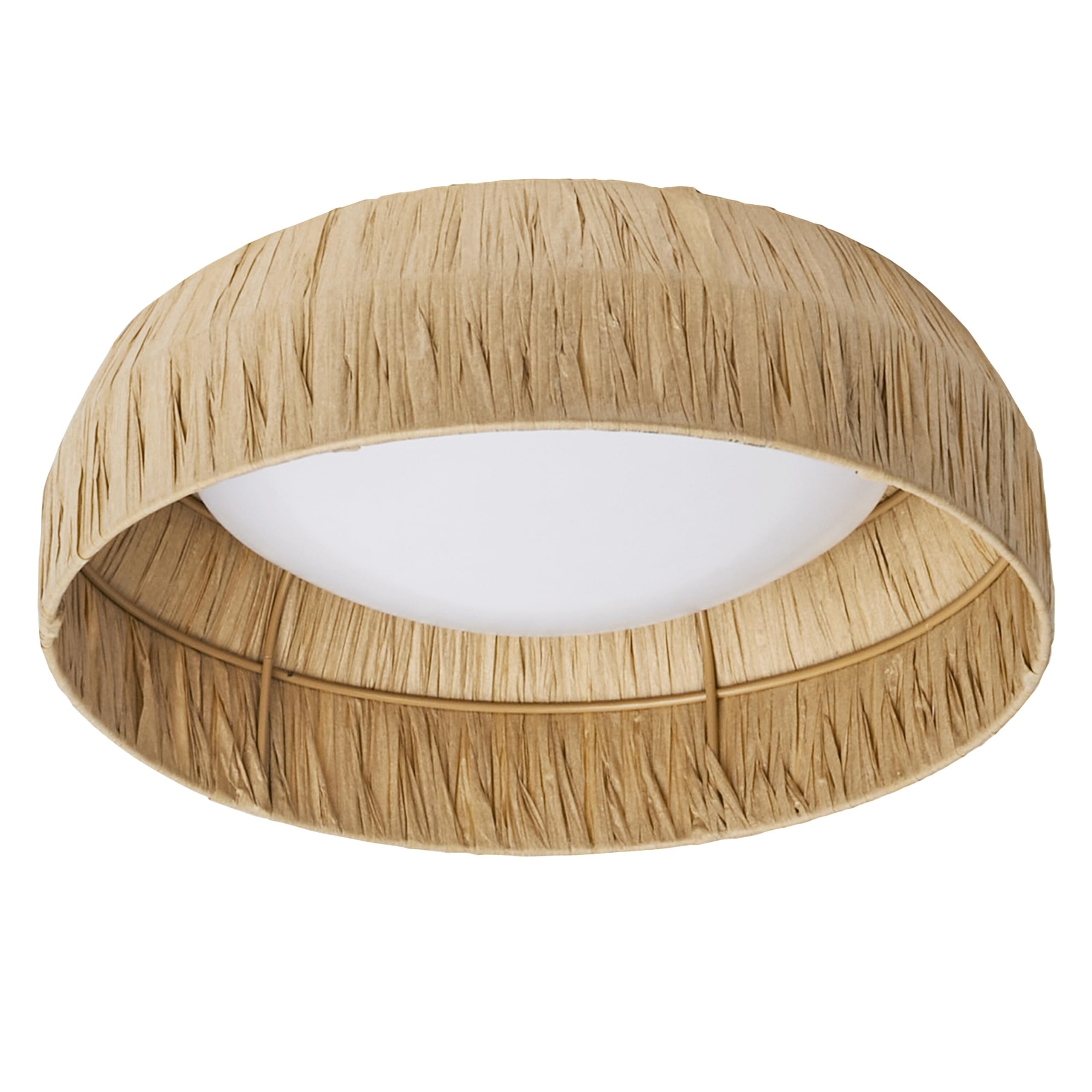 Osram Decor Bamboo Paper Ceiling Light Led 300mm E27 1200Lm 12W 3000K Warm Light from B&Q