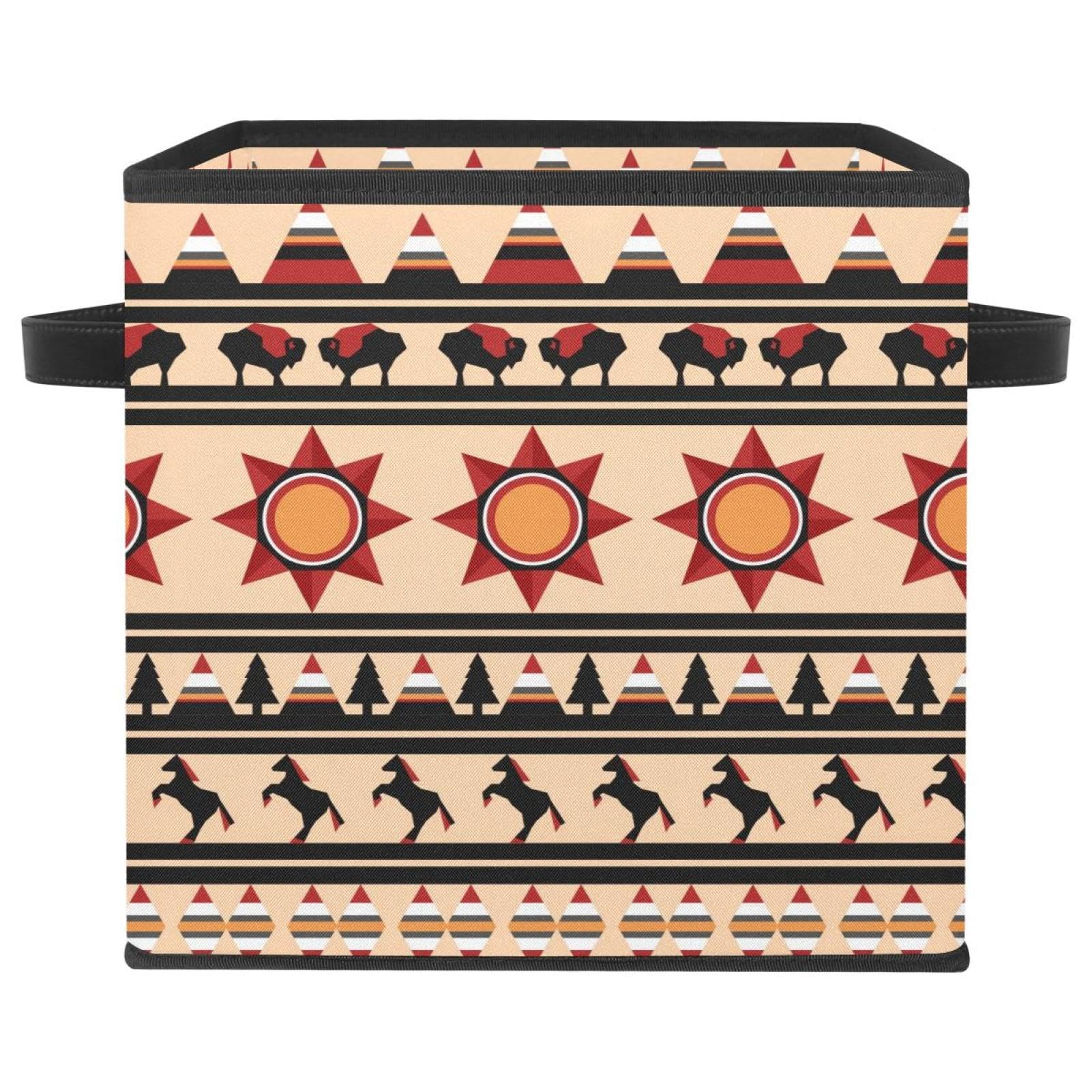 Boîte de rangement pour vêtements placard maison bac organisateur tissu imprimé