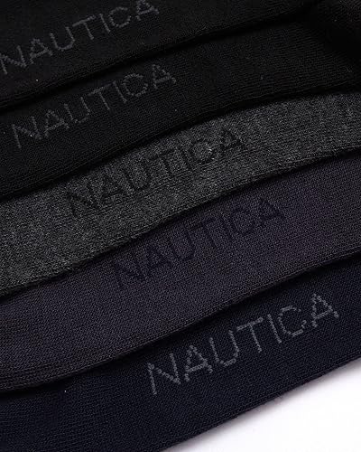 Miniatura 3 de Nautica Calcetines de vestir para hombre - Calcetines sólidos (10 unidades)