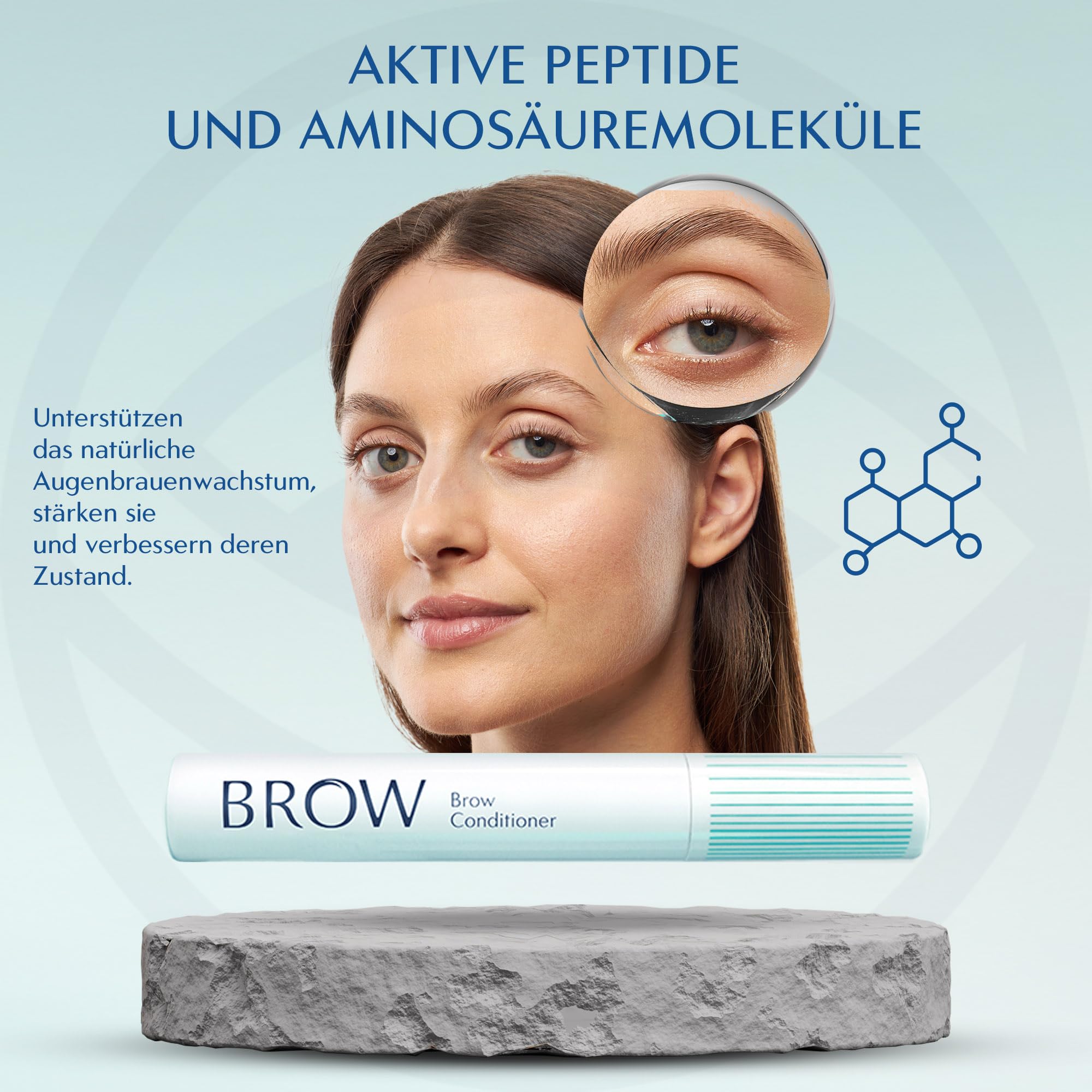 ORPHICA BROW Augenbrauen Serum 4 ml - Für Dichte, Starke und Volle Augenbrauen, Conditioner für sichtbares Wachstum, Booster Hair Growth Gel - Augenbrauen Farbe Verbesserung, Augenbrauenpflege