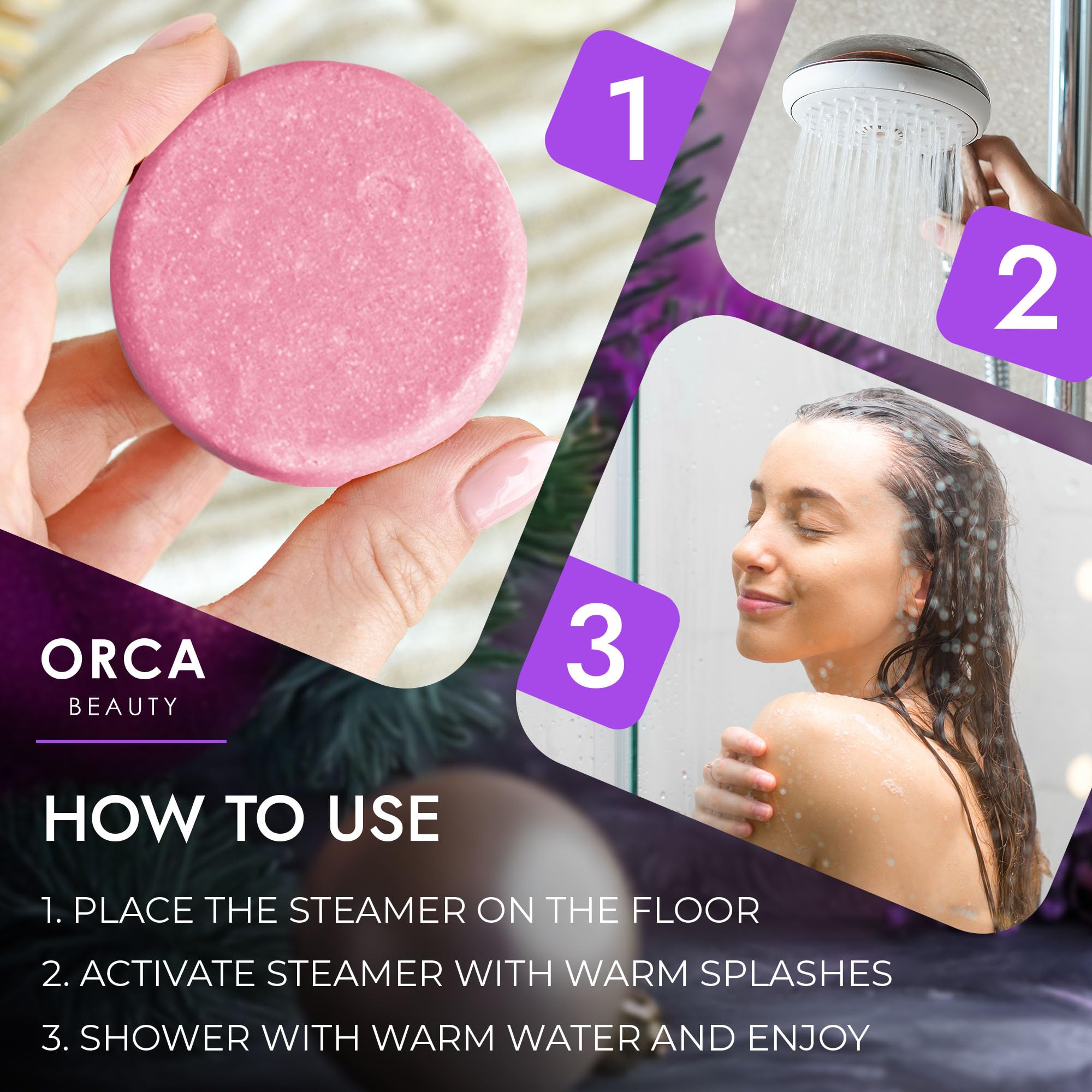 8 piezas de vaporizadores de ducha para aromaterapia y velas perfumadas, regalos de relajación para el cuidado personal de cumpleaños, bombas de ducha para aromaterapia, esenciales para el 6