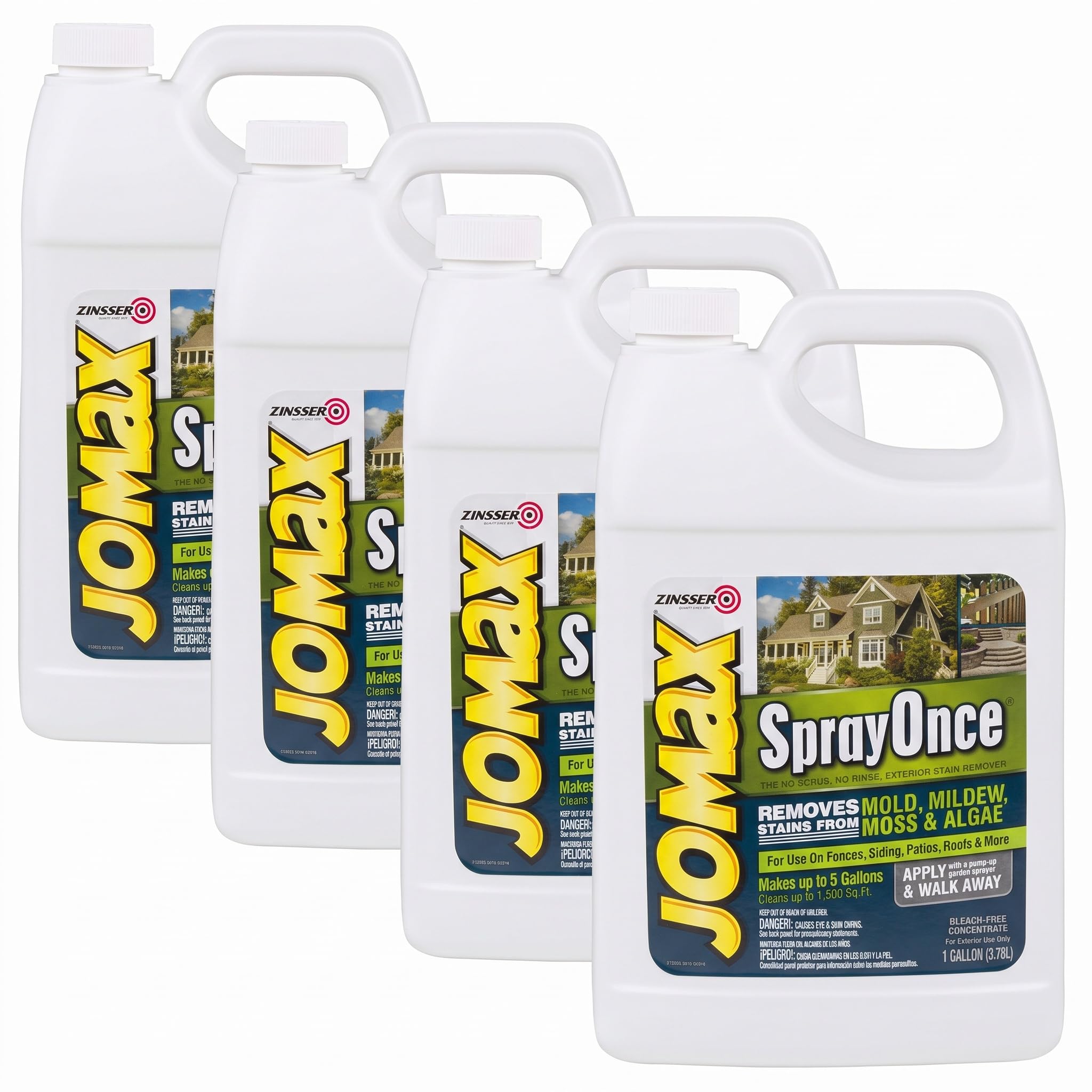 Rust-Oleum Jomax 308764 Spray Once, 1 gallon, 128 Fl Oz (Pack of 4)