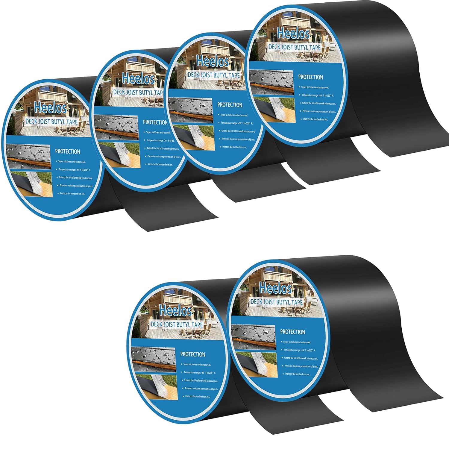 Joist Tape for Decking 4''×50' 6Pack