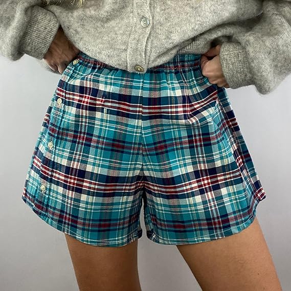 Ensemble De Pyjama à Carreaux Rouge Nor | Pyjama De Détente En Vscose