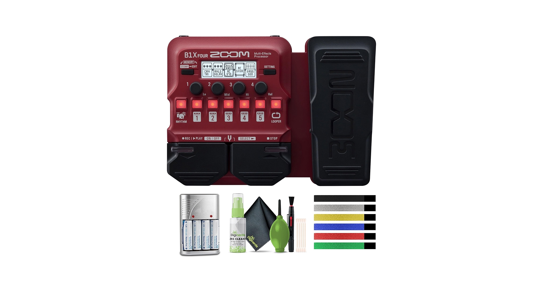 ベース B1X FOUR Multi-Effects Processor Zoom B1X FOUR Bass Multi-Effects Processor With Expression