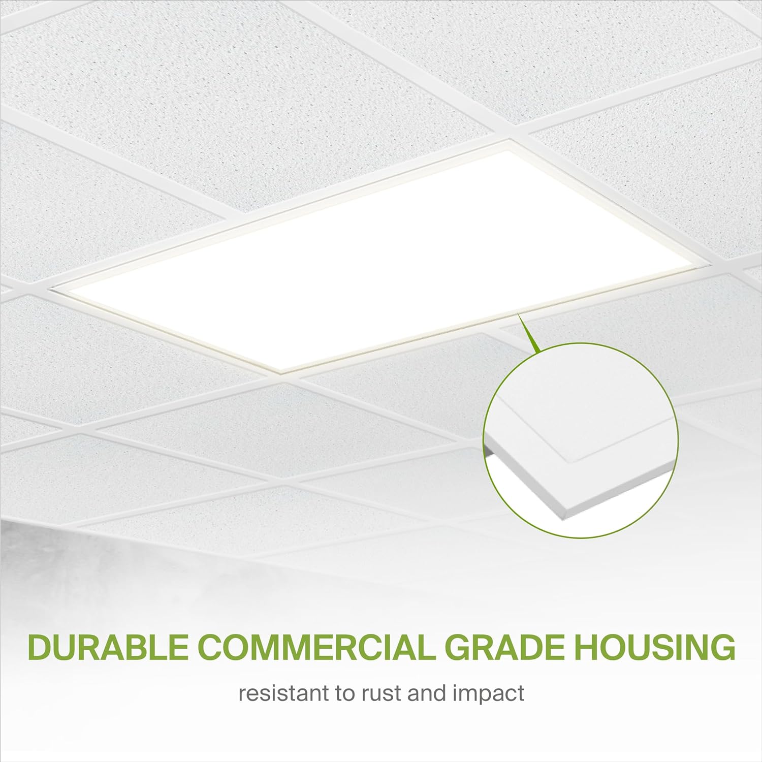 ASD 2x4 LED Flat Panel Light with Motion Sensor - 25/30/40W UL DLC | 5025LM 3500K-5000K 120-277V Dimmable 2x4 LED Light Drop Ceiling | Recessed Lay in Troffer Lights for Office 4 Pack