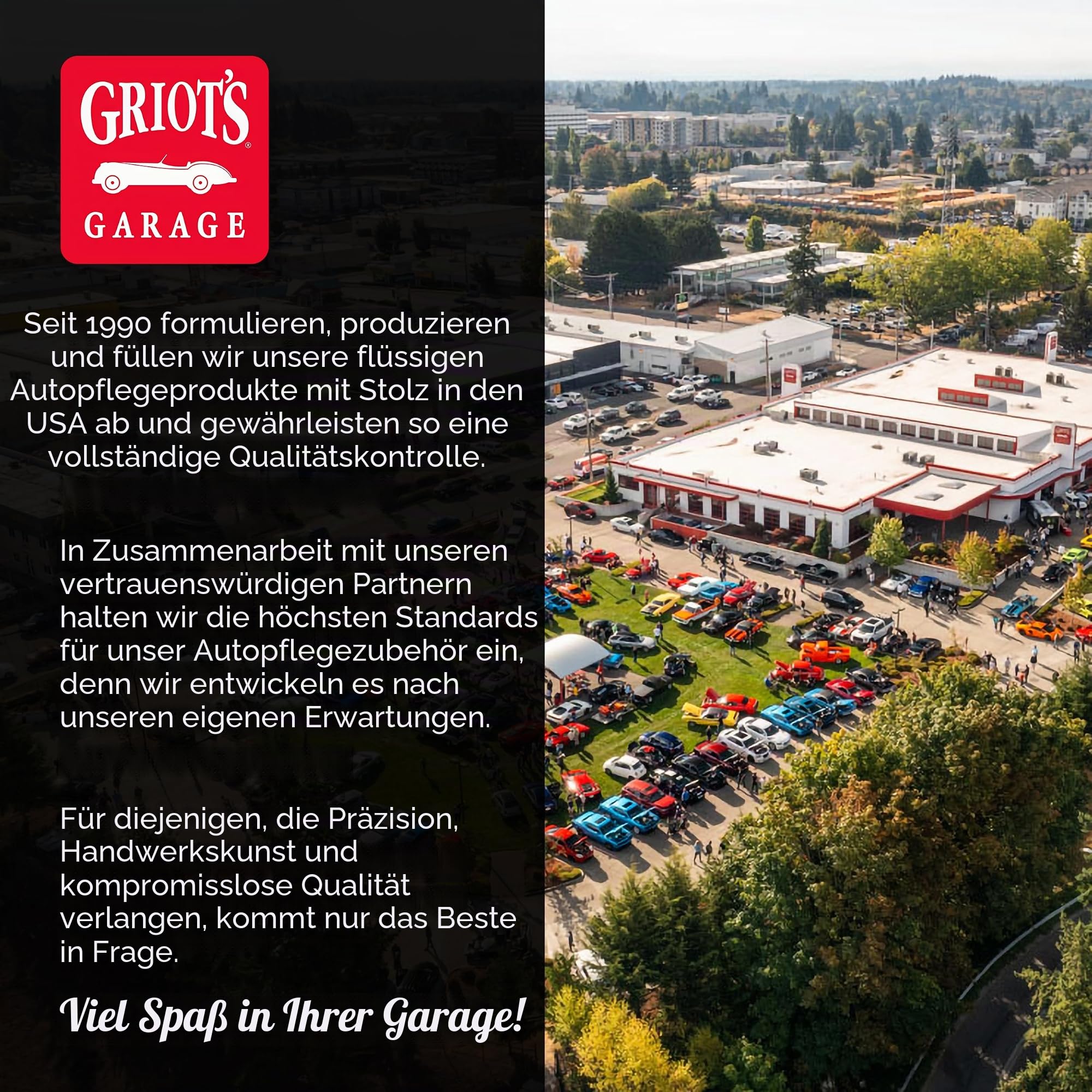 Griot's Garage Extra großes PFM randloses Mikrofaser-Trockentuch für Autowäsche und Detaillierung, ideal für SUVs, LKWs und Wohnmobile, 73,7 x 91,4 cm, 55596