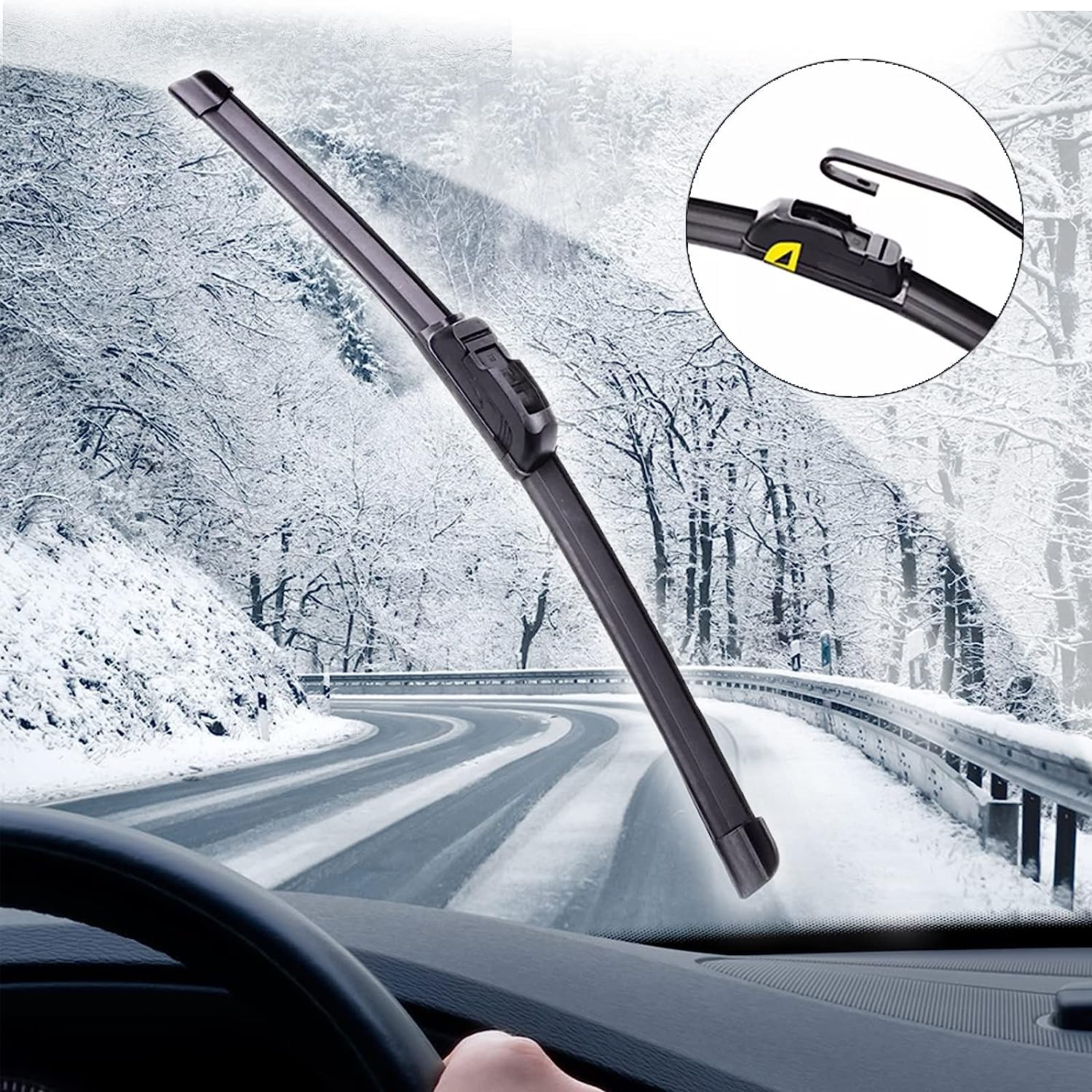 Autopixl Scheibenwischer Set Für Fiat Panda 169 - 22+16+13 Zoll Vorne & Hinten