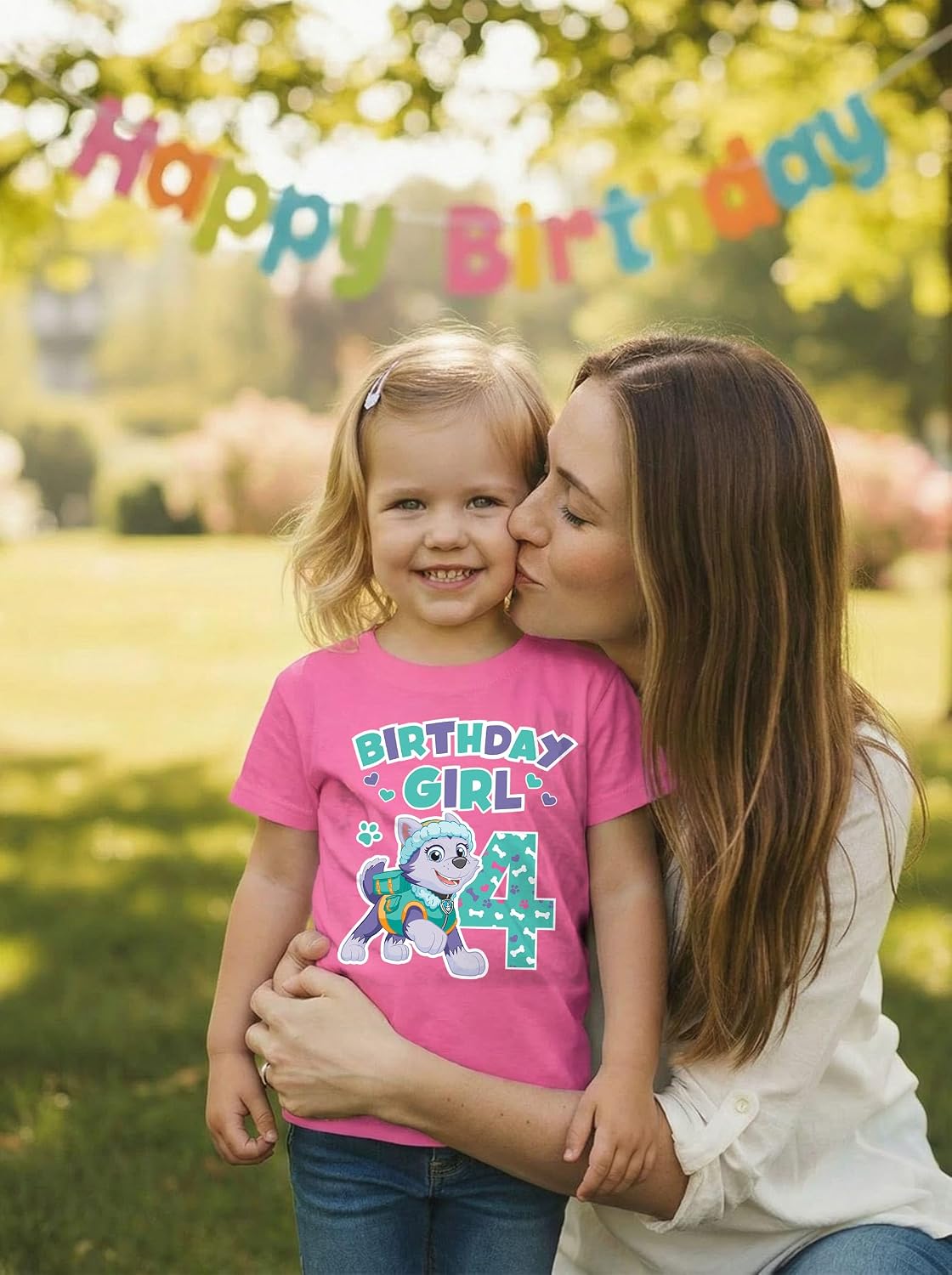Tstars Paw Patrol Skye 4th 5th Birthday Shirt Toddler Girl Party Tee