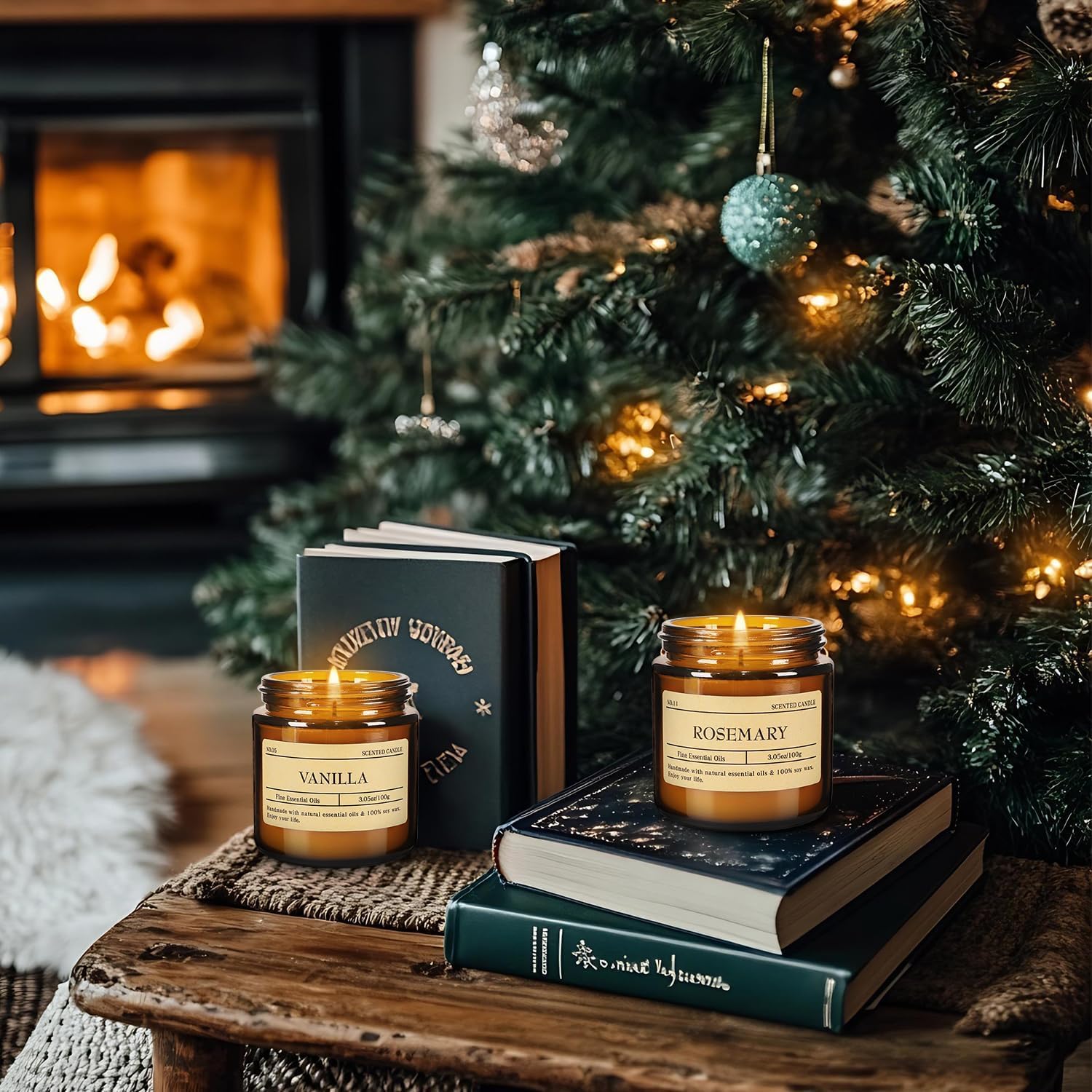 Scented Candle Set 24 Pack (3.05oz Each) - Aromatherapy Candles with Essential Oils, Smokeless Soy Wax Candles in 12 Scents, Gift for Women/Mom, Valentine/Mother's Day/Christmas/Birthday