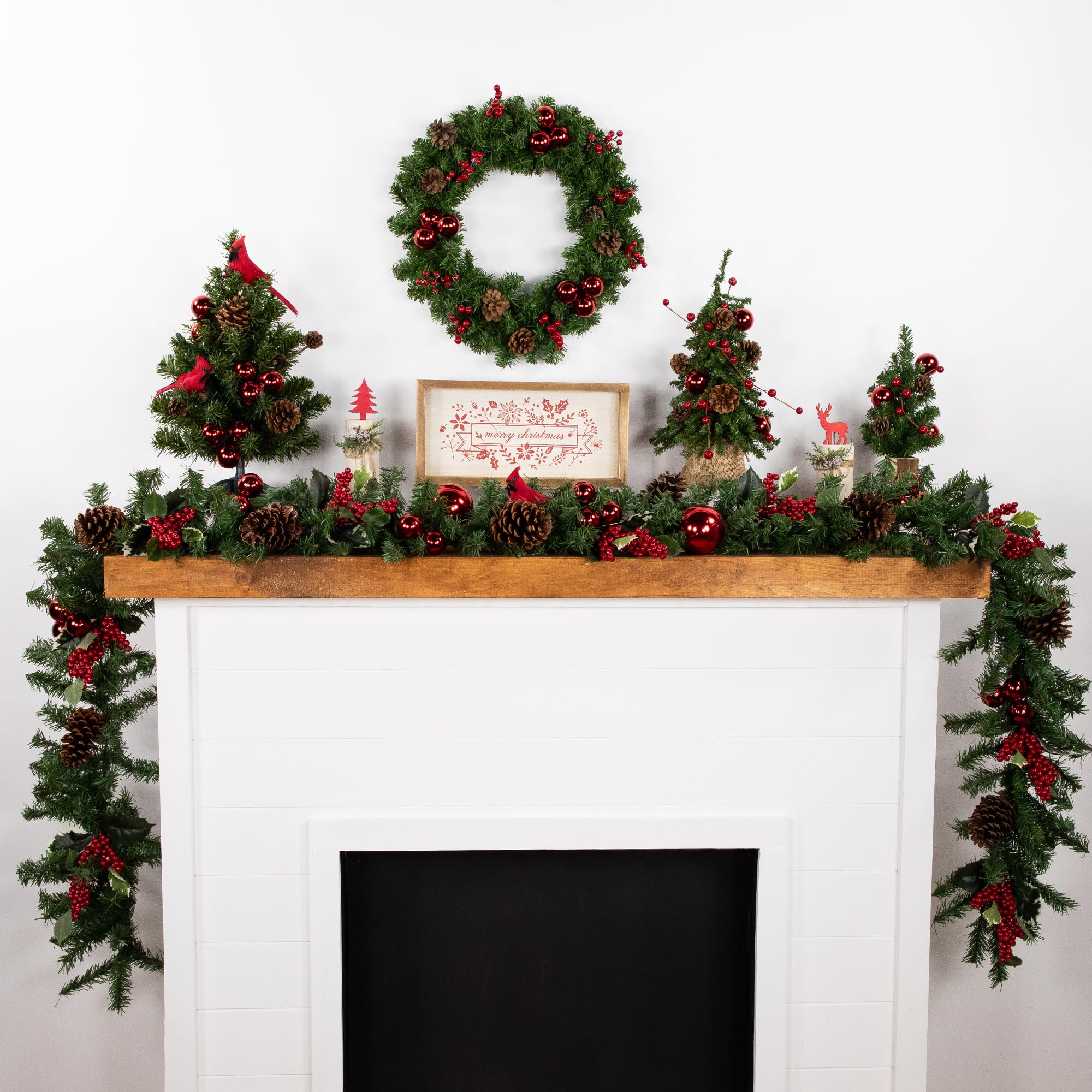 Artificial Colorado Spruce Christmas Wreath - 16