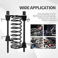 Vista 6 de Juego de herramientas de compresor de resorte de puntal 2 unidades de compresión de resorte Macpherson de 11.5 pulgadas, enchufe de 13/16 pulgadas