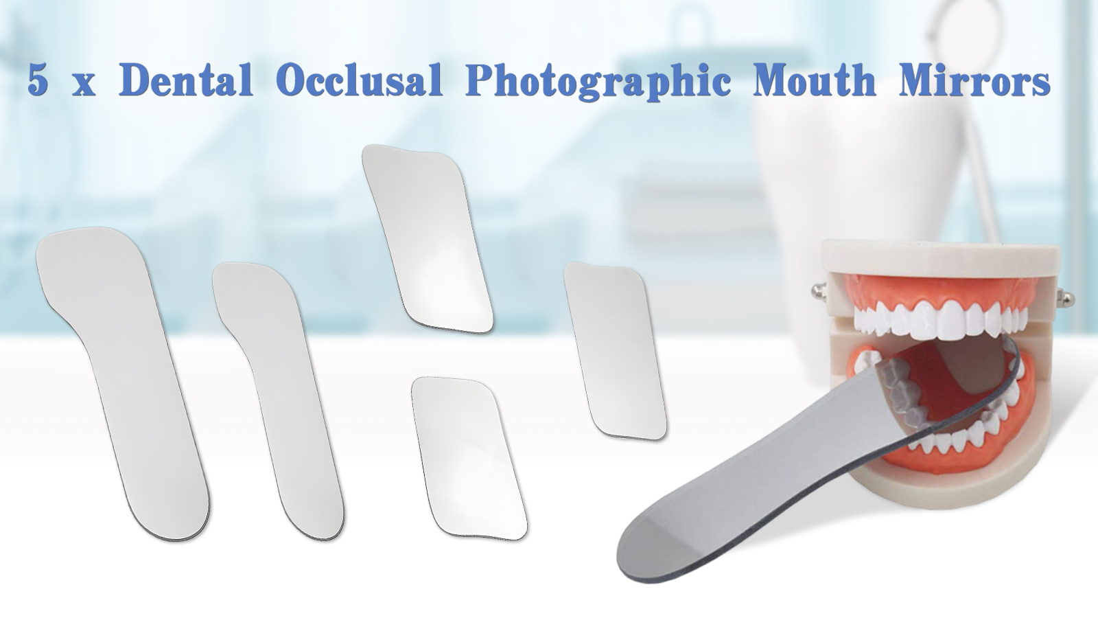 その他 Rhodium Intra-Oral Photography Mirrors Amazon.com: Set of 5 Dental Occlusal Photographic Mouth Mirror
