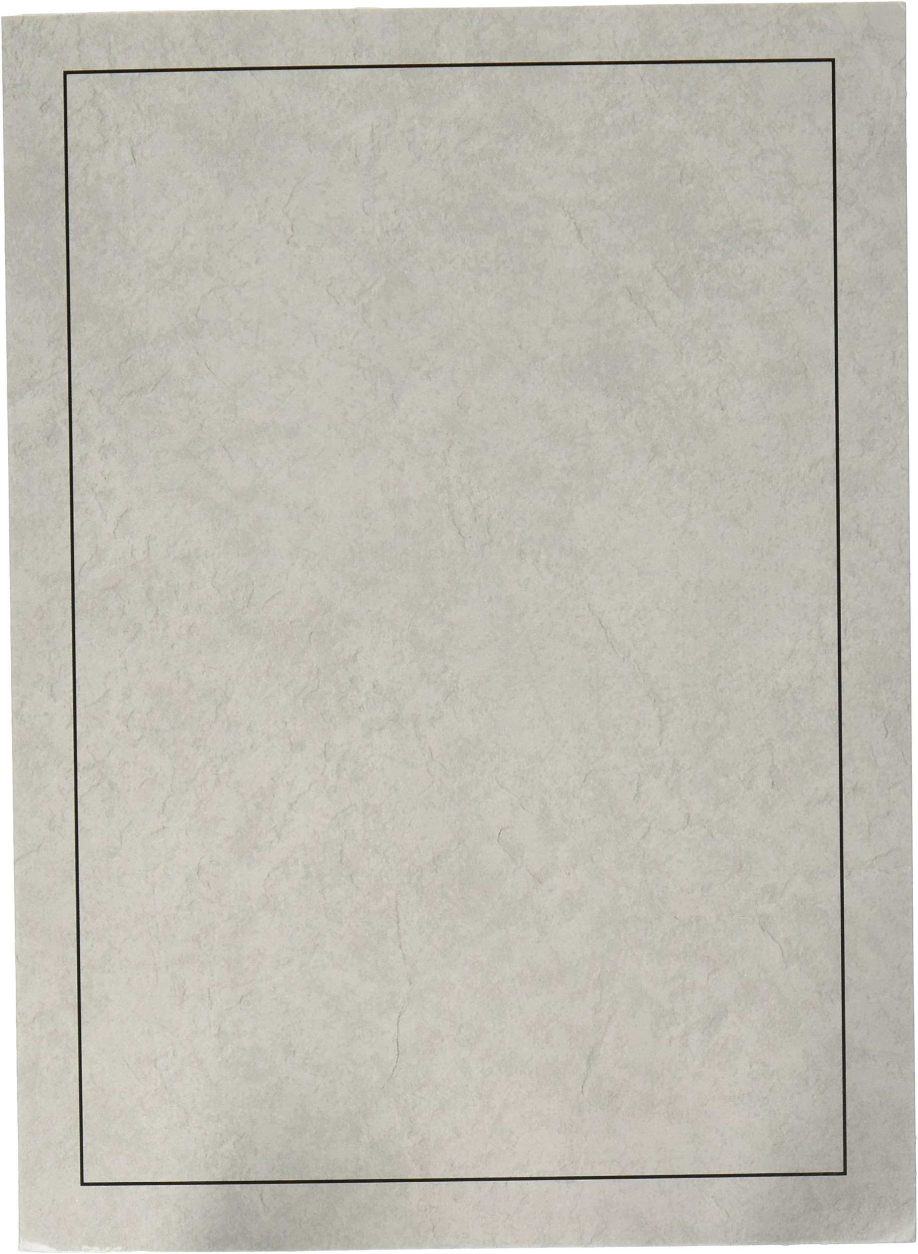 Cardboard Photo Folder for a 5x7 Photo (Pack 0f 100) Light Gray