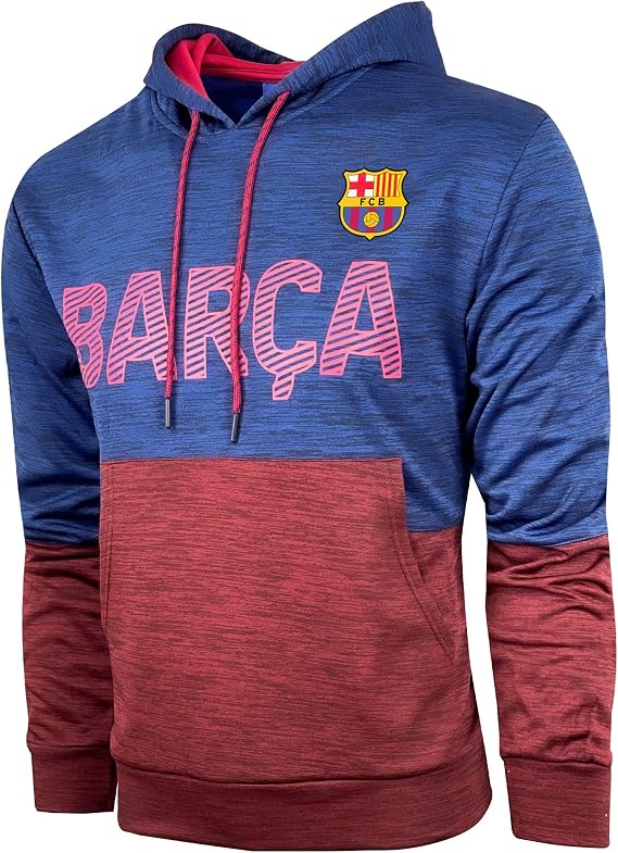 Men's Barcelona Pullover Hoodie, Licensed Barcelona Hooded Sweatshirt