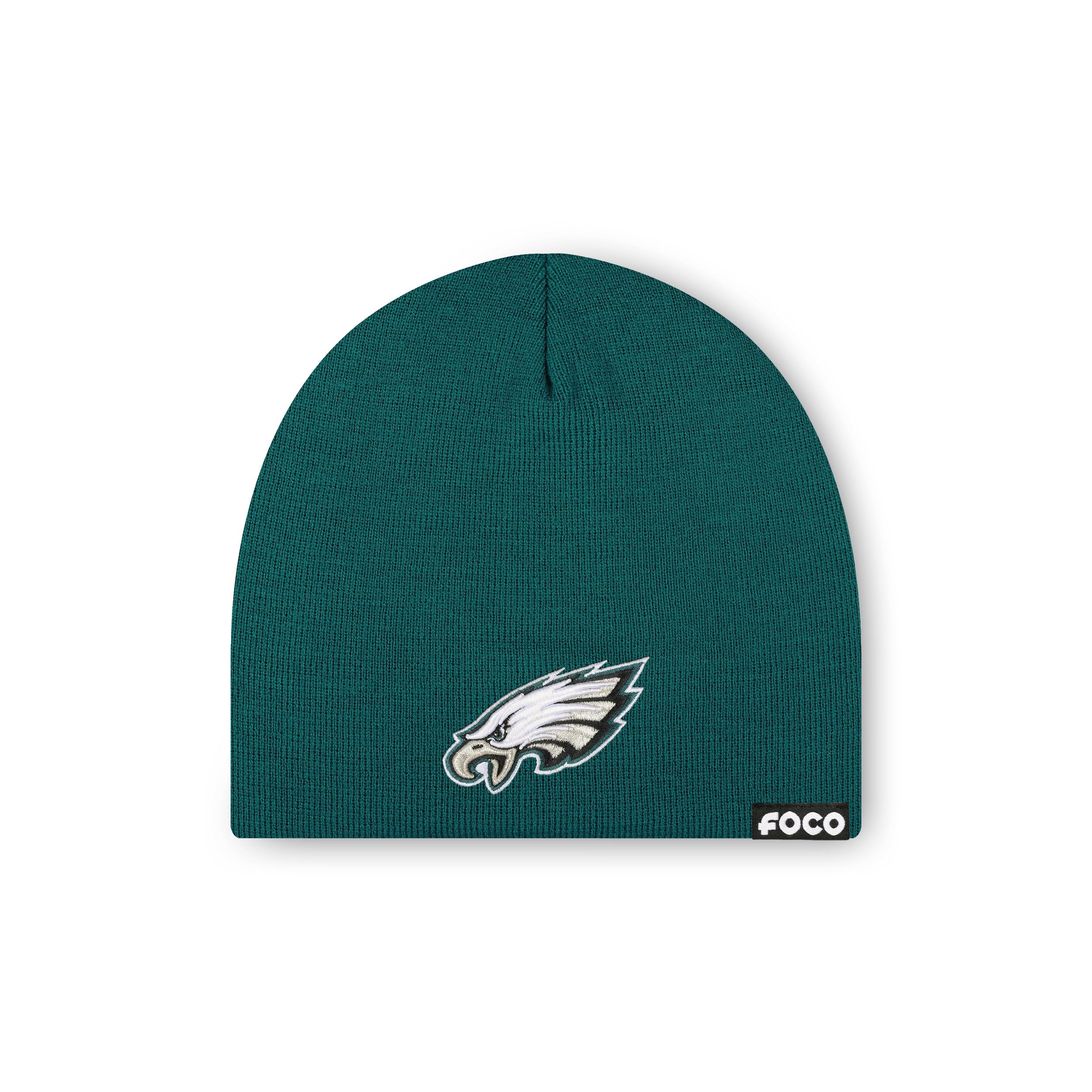 FOCOMen's NFL Team Logo Basic Skull Beanie Hat