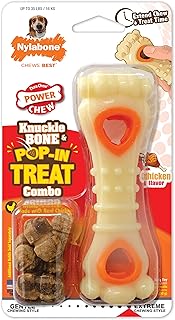 Nylabone Power Chew Knuckle Bone & Pop-In Treats