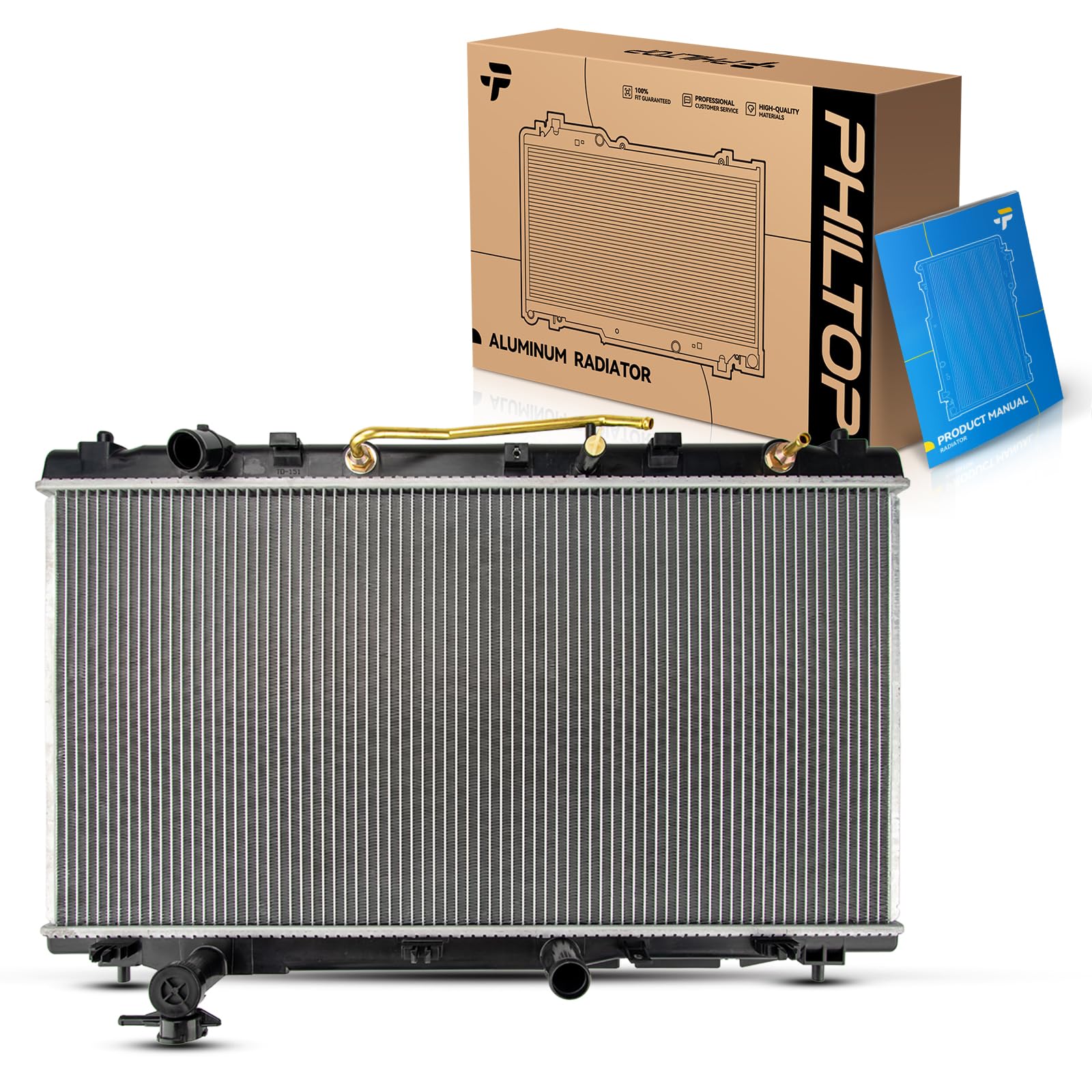 PHILTOP CU2817 Radiator Replacement for Camry, ES350, Avalon, Venza