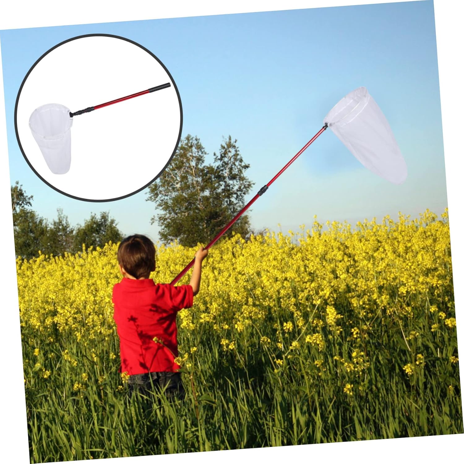 Toddmomy Telescopic Net Butterflies Catcher for Adults Mesh Net for Nature Exploration Fishing Activities Lightweight Design