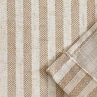 Vista 7 de Vangao - Cortinas de cocina estilo granja a rayas, cortinas de lino para café con diseño de rayitas, cortinas de 24 pulgadas de largo, con bolsillo