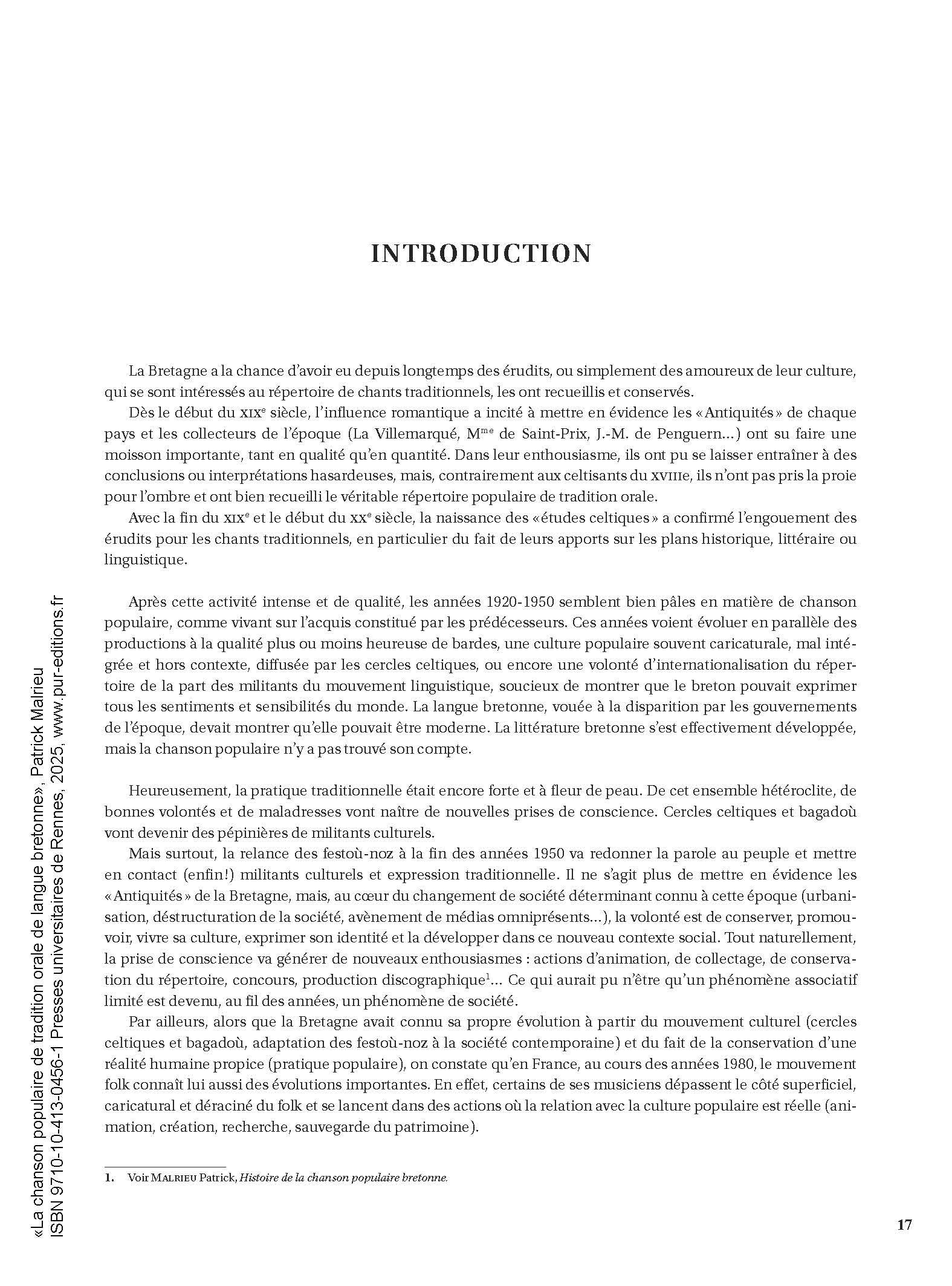 La chanson populaire de tradition orale en langue bretonne: Contribution à l'établissement d'un catalogue