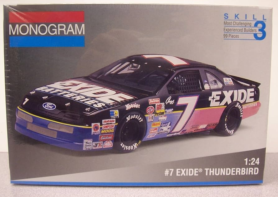 Amazon.com: Monogram #2450#7 Exide Thunderbird 1/24 Scale