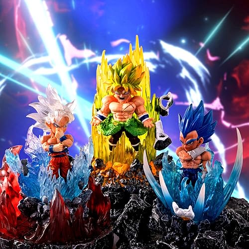 Vista 7 de BOD STUDIO Ultra Instinct Goku Figure Statues Figurine DBZ Super Saiyan Collection Birthday Gifts PVC 5 Inch