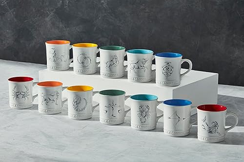 Miniatura 4 de Le Creuset Gres Zodiac Taza de café, 14 onzas, Acuario