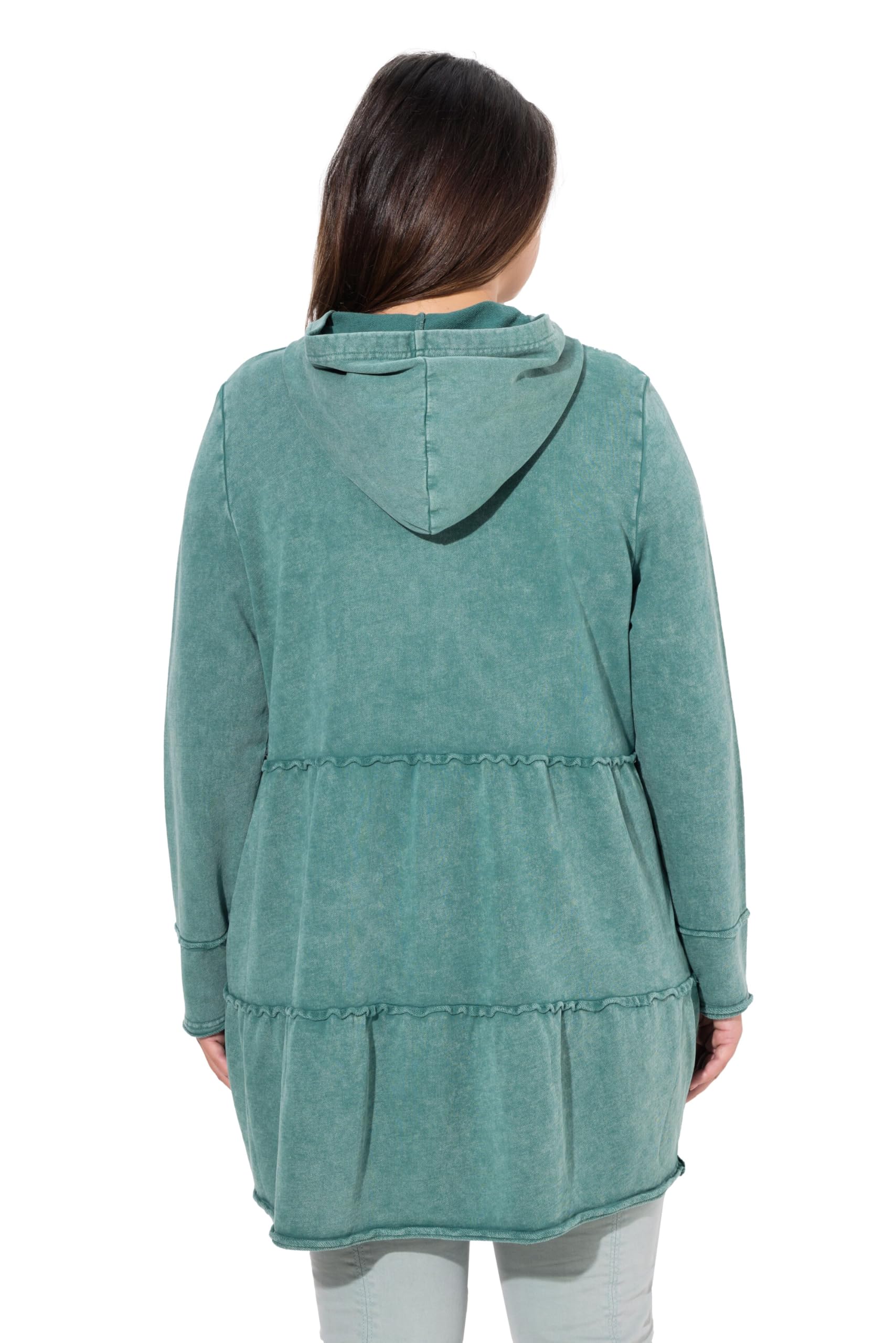Ulla Popken Donna Felpa con Zip
