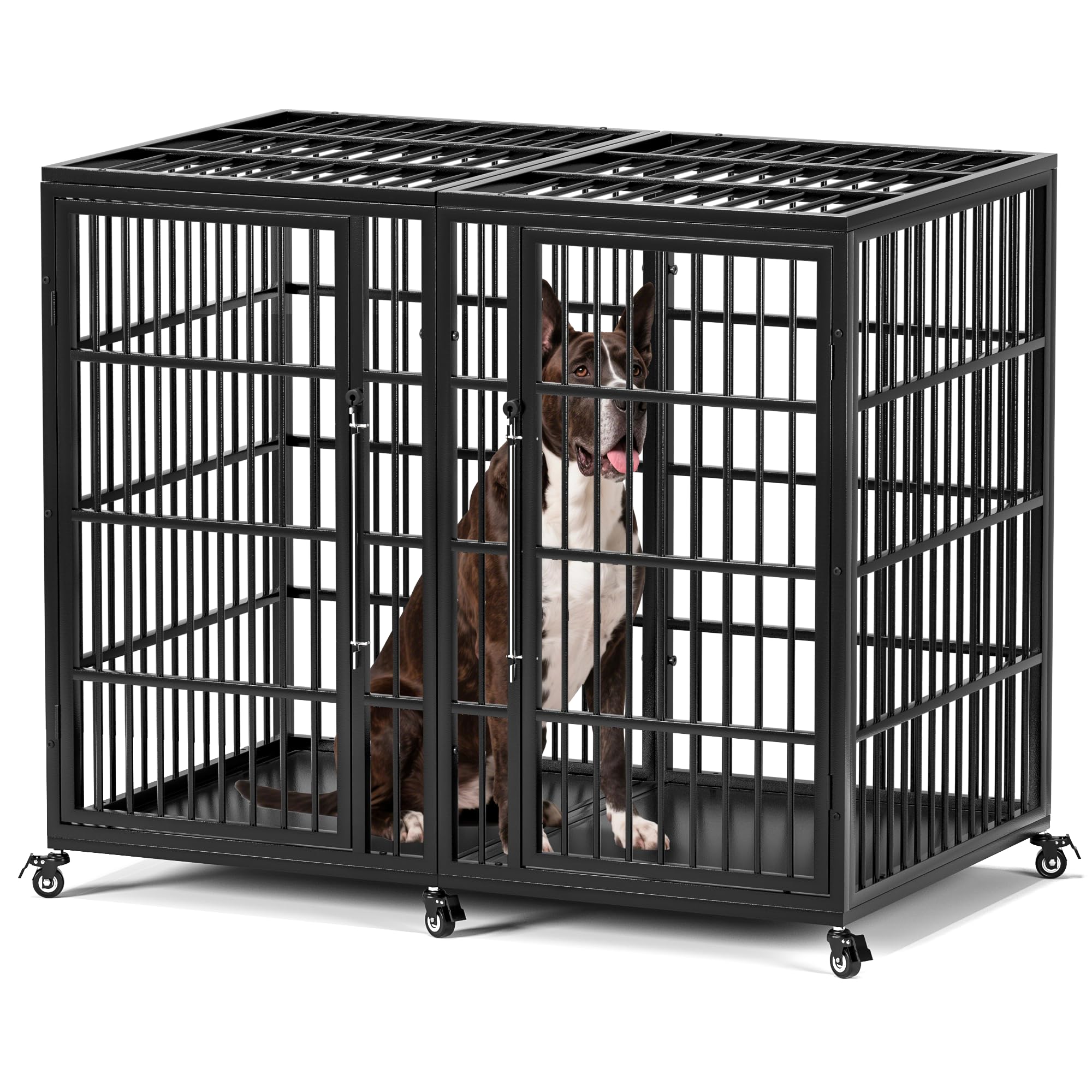 VERIFURTY 54 Inch Heavy Duty Dog Crate