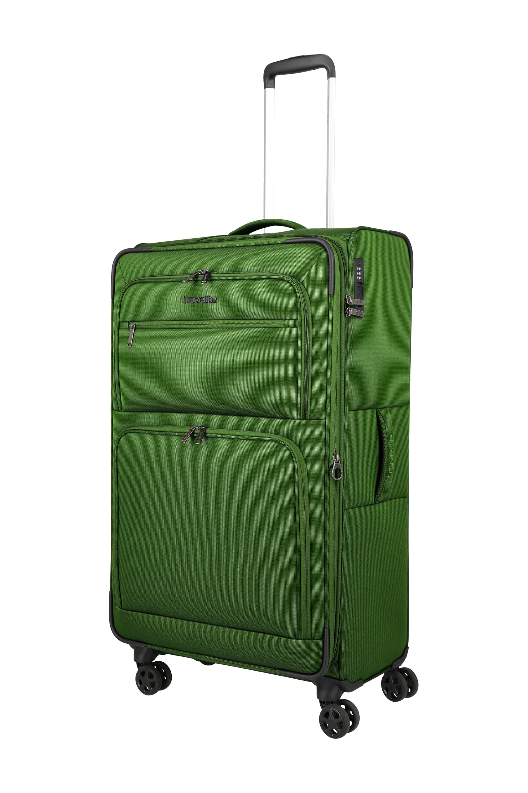 Travelite Koffer CUBIS Größe L, 83 cm, 118–130 l, Trolley mit TSA-Schloss