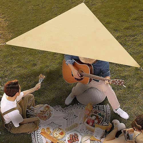Miniatura 5 de Triangle Sun Shade Sail, Sand UV Block Sunshade, Sun Protection Sunshades, Sun Shade Sails Canopy for Backyard Yard Deck Patio Garden Outdoor