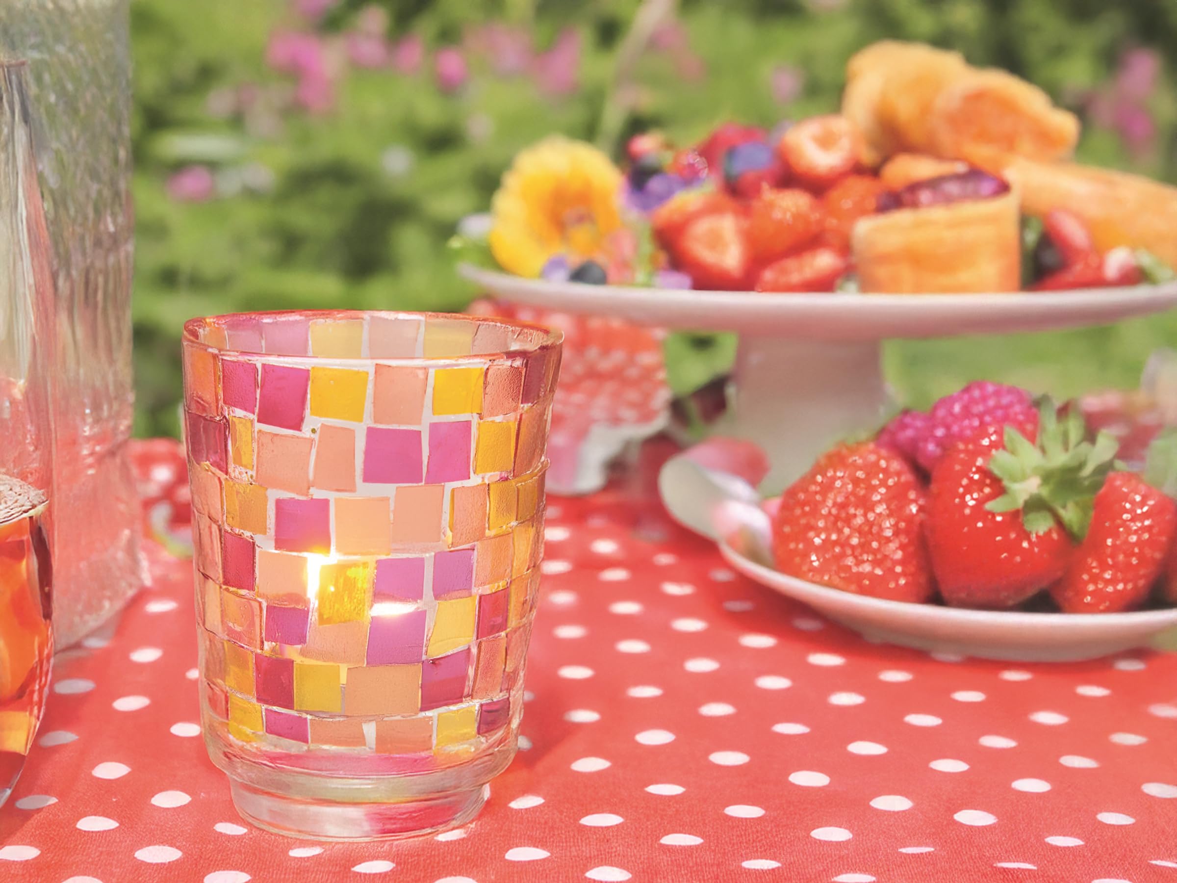 Creartec - Colla per mosaico trasparente, per superfici non assorbenti, 1000 ml, made in Germany
