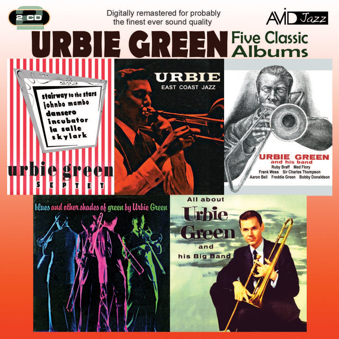 Five Classic Albums (All About Urbie Green / Blues And Other Shades Of Green / Urbie Green And His Band / Urbie Green Septet / Urbie: East Coast Jazz)