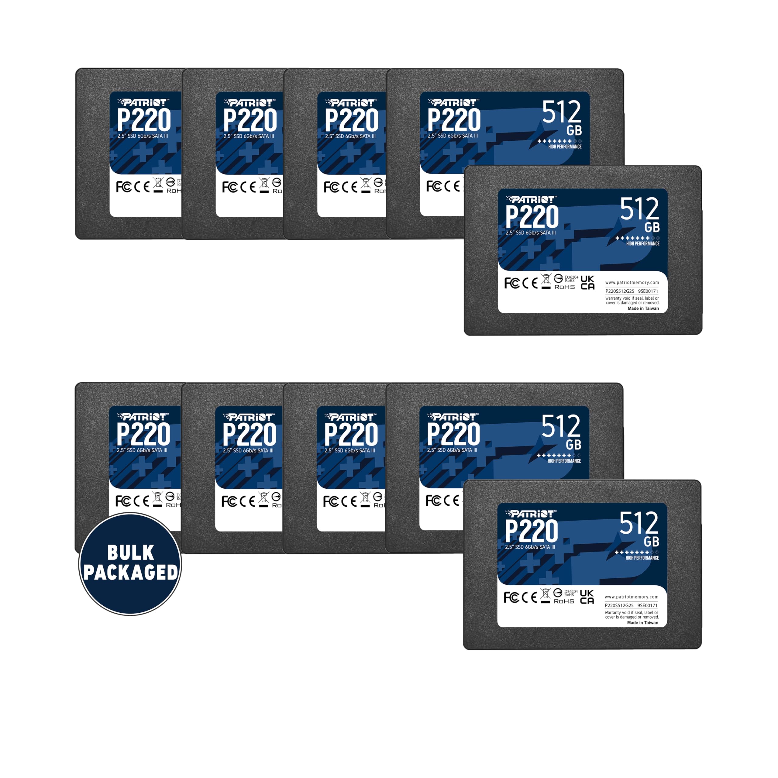 Amazon.com: Patriot P220 512GB Internal SSD - SATA 3 2.5