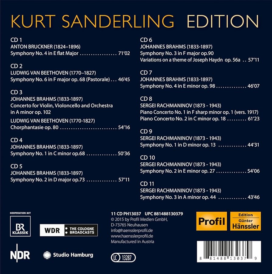 ザンデルリンク生誕90年記念特別BOX～さよならコンサート・完全